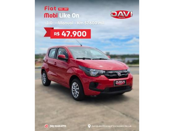 FIAT MOBI 1.0 EVO FLEX LIKE. ON MANUAL
